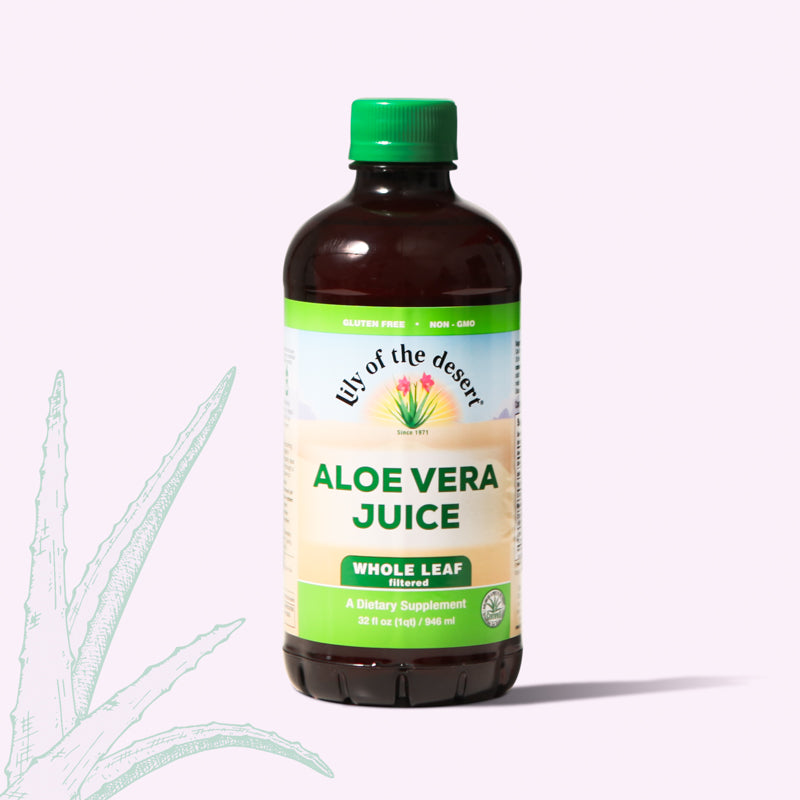 Lily of the Desert Aloe Vera Juice Whole Leaf 32 oz