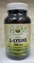 Load image into Gallery viewer, HOM Crave Natural L-Lysine 500mg
