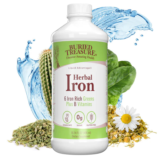Herbal Liquid Iron Supplement Buried Treasure