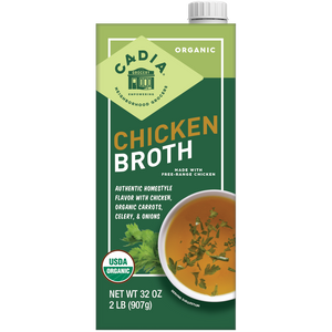 Cadia Organic Chicken Broth 32 oz