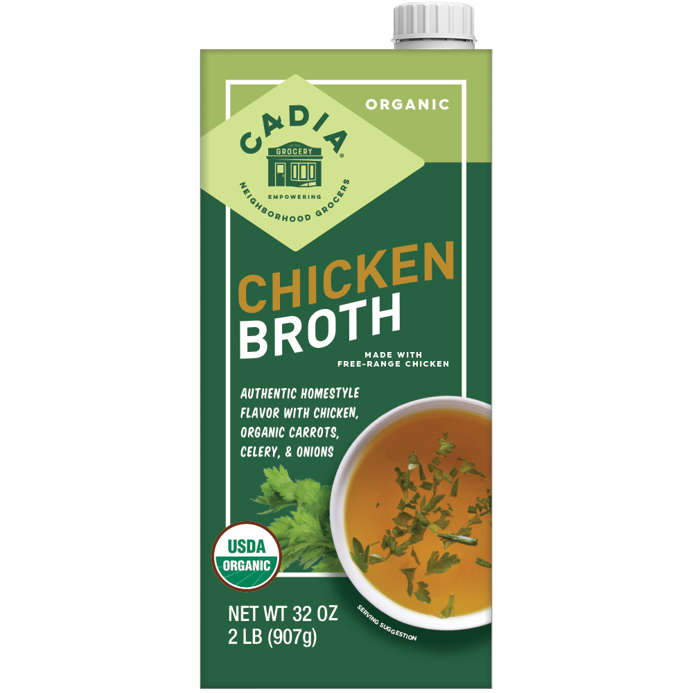 Cadia Organic Chicken Broth 32 oz