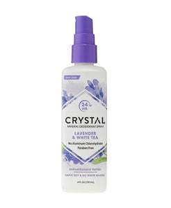 Crystal Deodorant Spray Lavender & White Tea