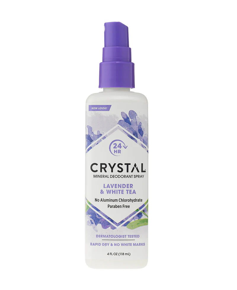 Crystal Deodorant Spray Lavender & White Tea