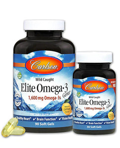 Carlson Elite Omega 3 Gems 1600mg