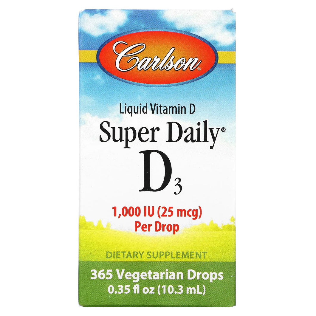 Carlson Super Daily D3 1000 Iu .35 Oz