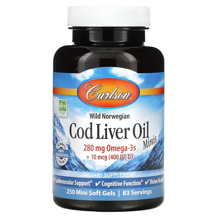 Carlson Cod Liver Oil Minis 250 Sg