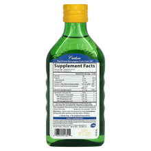 Load image into Gallery viewer, Carlson Cod Liver Oil Lmn 8.4 Oz
