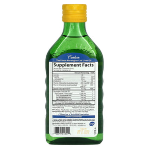 Carlson Cod Liver Oil Lmn 8.4 Oz