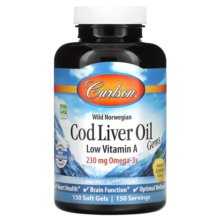 Carlson Cod Liver Oil Low A 150 Sg