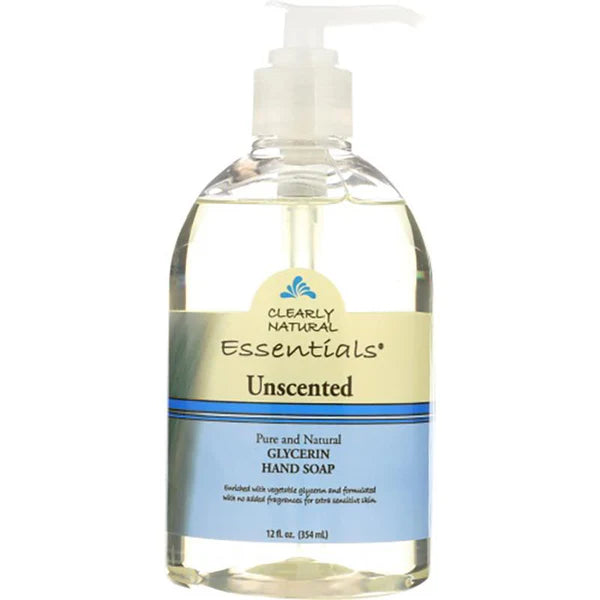 Clearly Nat Soap Glycerine Unscnt 12 Oz