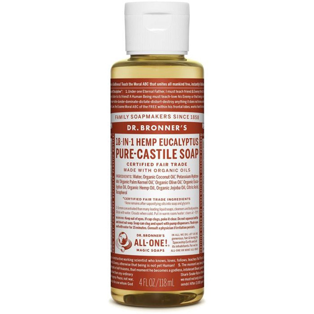 Dr Bronners Euclypts Pre Castile Soap Ogc 4oz