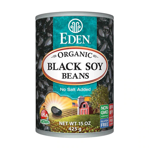 Eden Org. Black Soy Beans 15oz