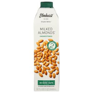 Elmhurst Unsweetened Milked Almonds 32 Oz