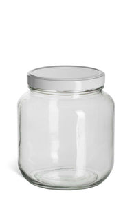 Clear Jar Wide Mouth 1/2 gal