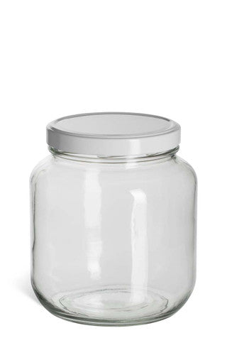 Clear Jar Wide Mouth 1/2 gal