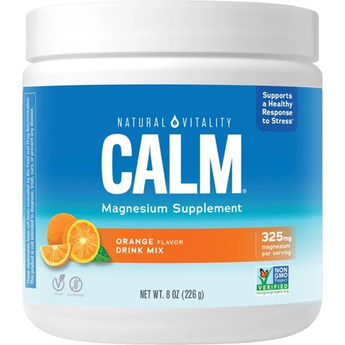 Natural Vitality Calm Drink Mix Orange 8 oz