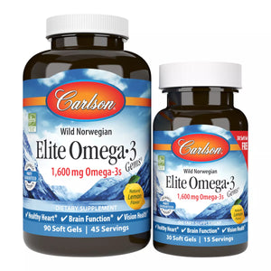 Carlson Elite Omega3 Gems 30 Free 120 Sg