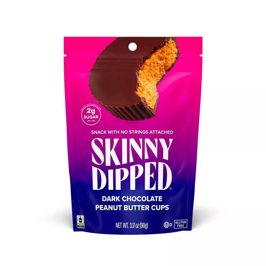 Dark Chocolate Peanut Butter Cups Skinny Dipped