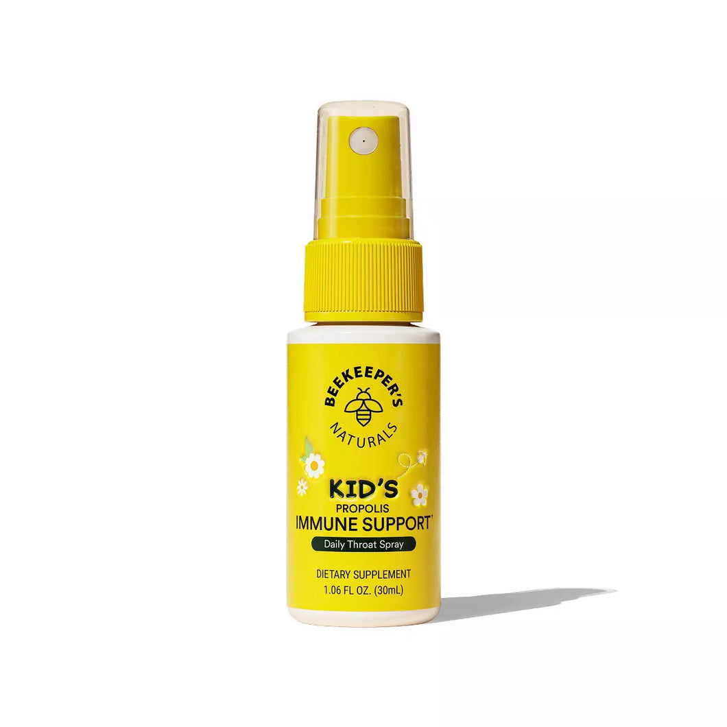 BeeKeepers Kid's Immune Support Propolis Daily Throat Spray
