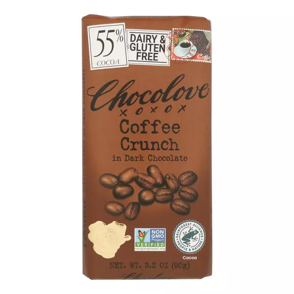 Chocolove Coffee Crunch Dark Chocolate 3.2oz