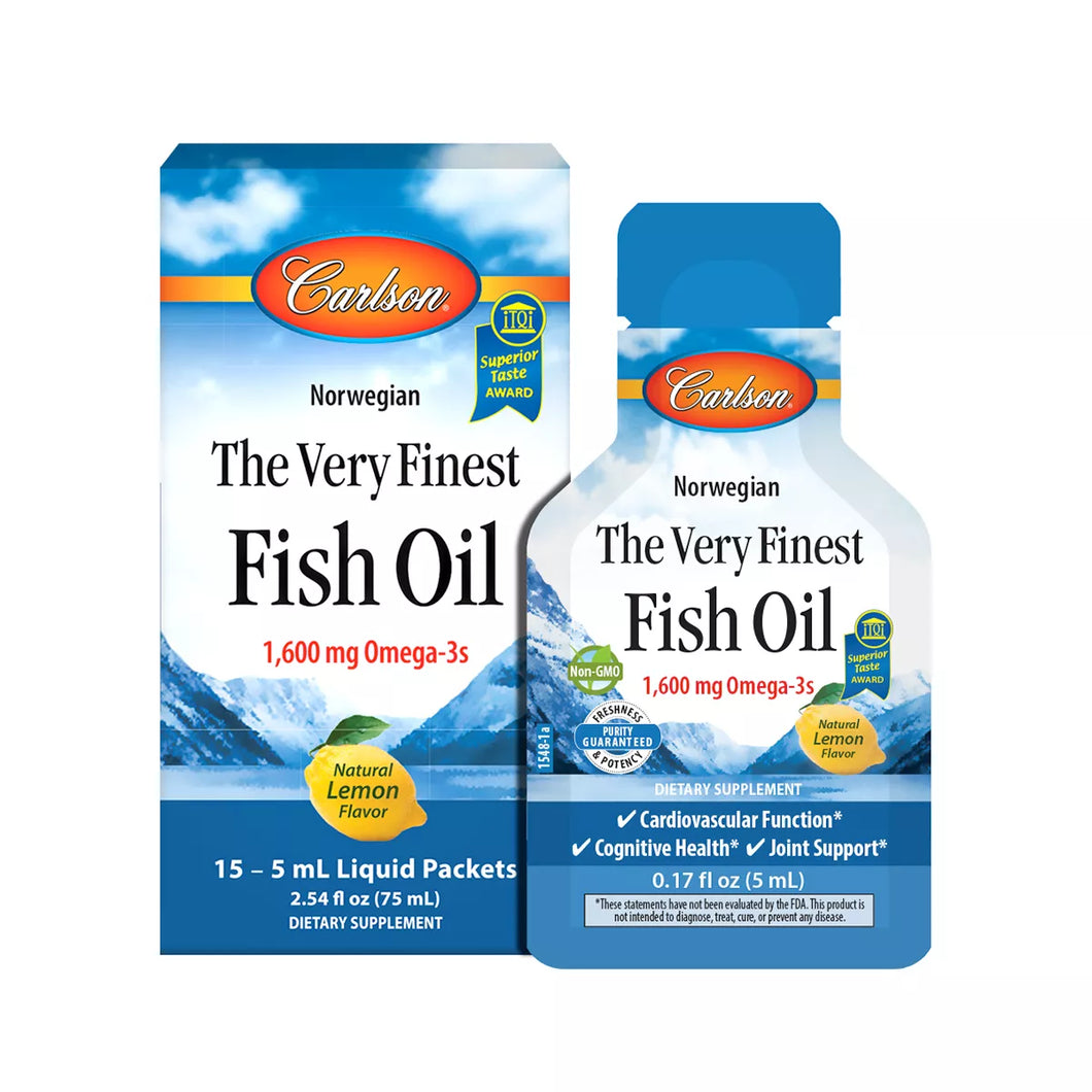 Fish Oil Carlsons 1600mg 5ml 15ct