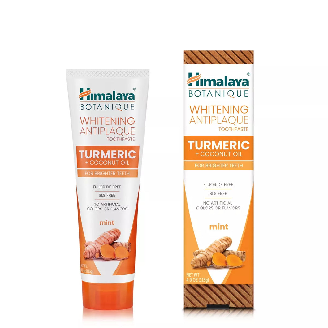 Himalaya Whitening Toothpaste w/ Turmeric + Coconut Oil 4oz