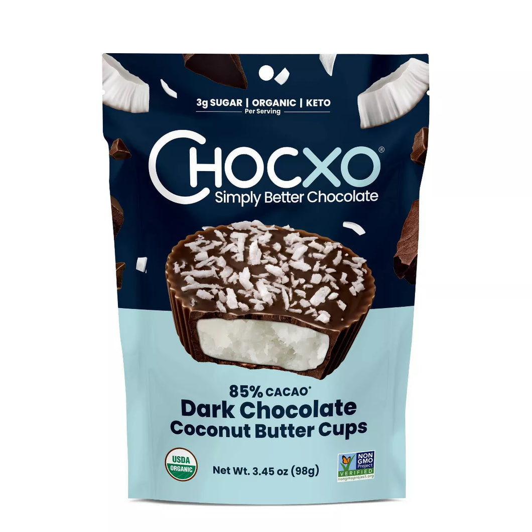 Chocoxo Organic Dark Chocolate Coconut Cups