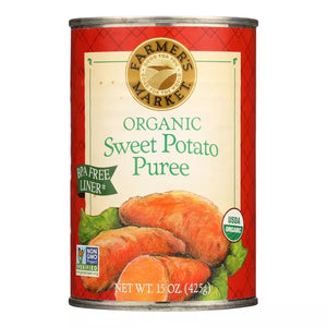 Farmers Market Sweet Potato Puree Og 15 Oz