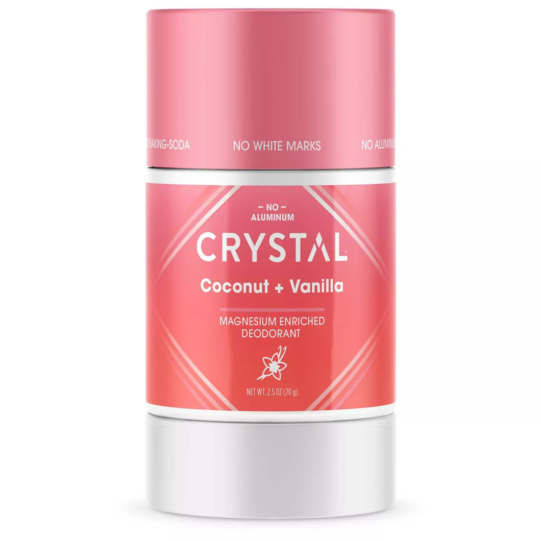 Crystal Coconut + Vanilla Magnesium Deodorant 2.5oz