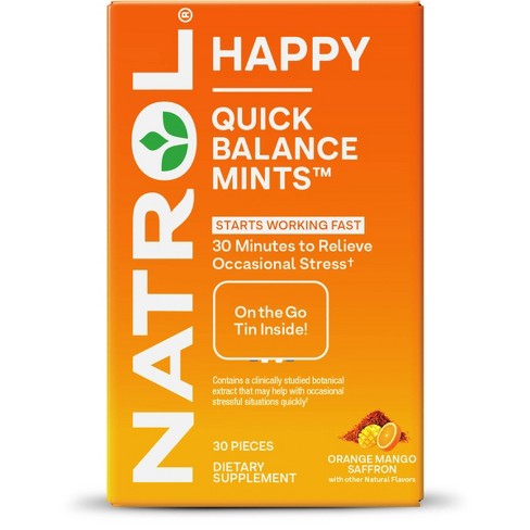 Natrol Happy Quick Balance Mints 30 pieces