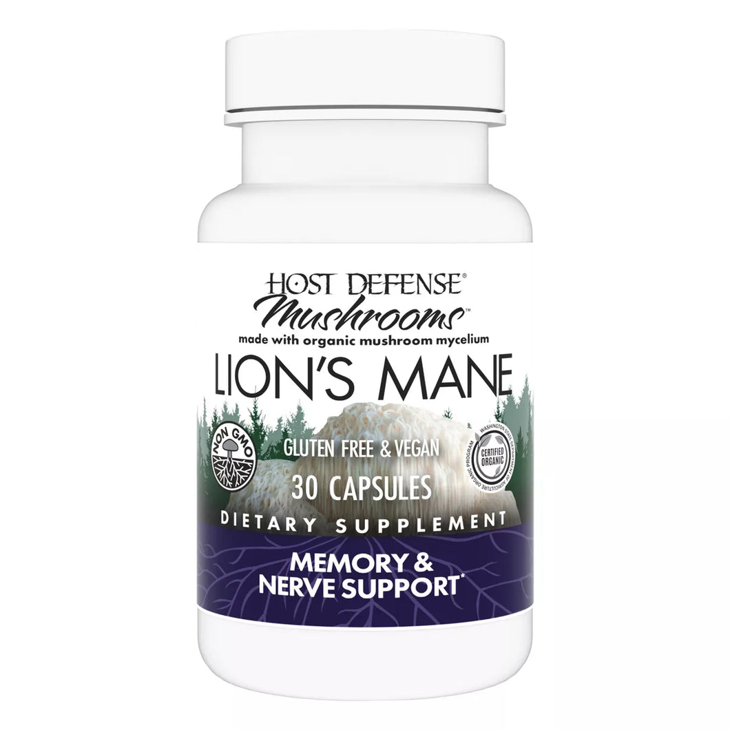Host Defense Lions Mane Og 30 Vcp