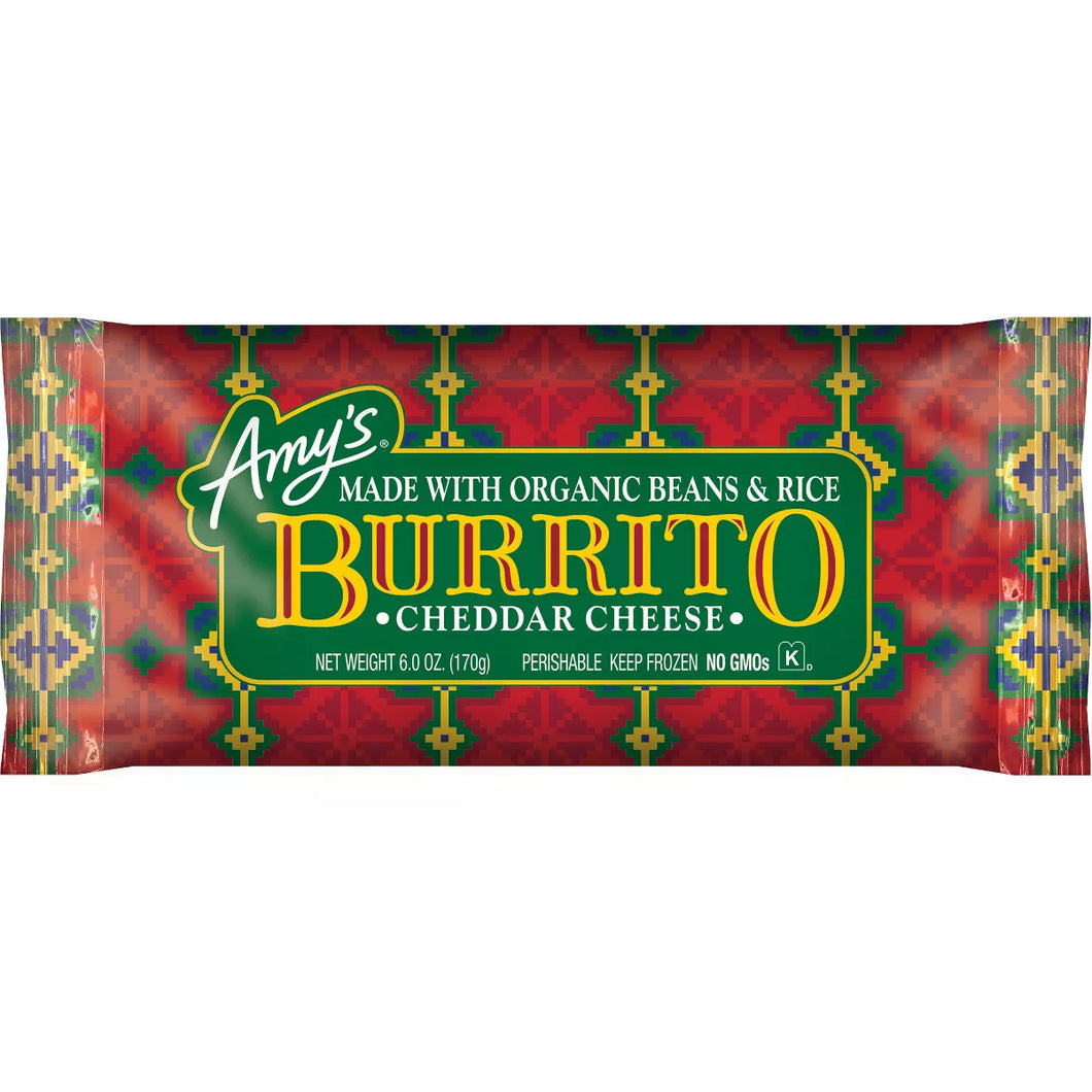 Amy's Kitchen Cheddar Cheese Burrito