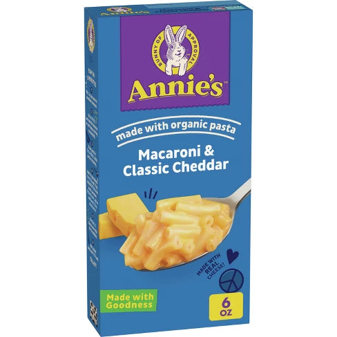 Annie's Organic Macaroni & Classic Cheddar 6oz