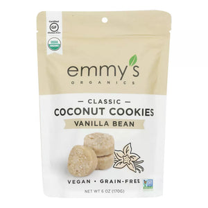 Coconut Cookies Soft & Chewy Emmy's Organics