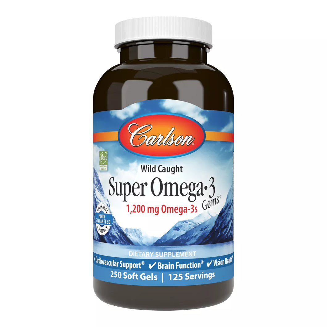 Carlson Super Omega3 Gems 250 Sg