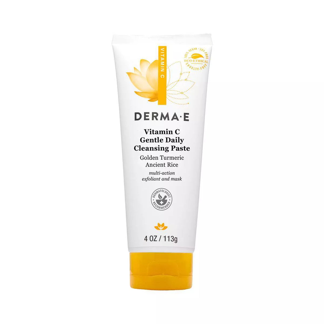 Derma E Vit C Daily Gentle Cleansng Paste 4oz