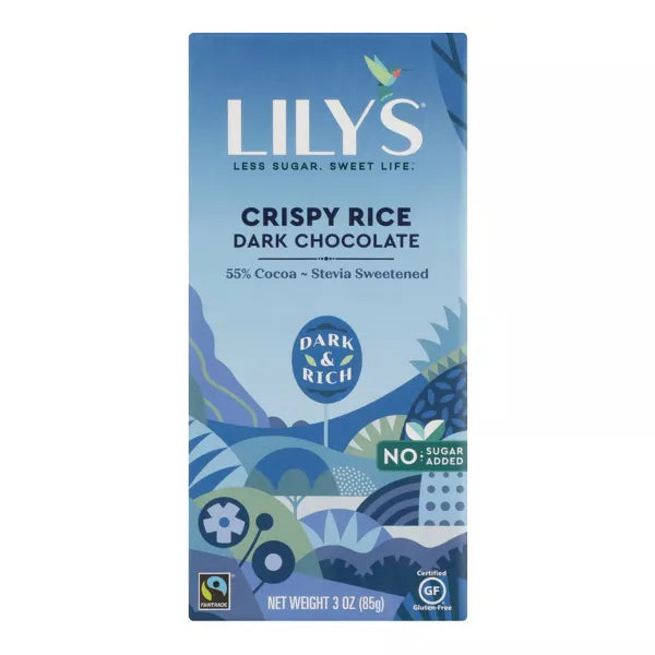 Crispy Rice Dark Chocolate Lily's