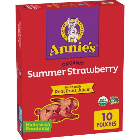 Annie's Organic Summer Strawberry Snack 10ct