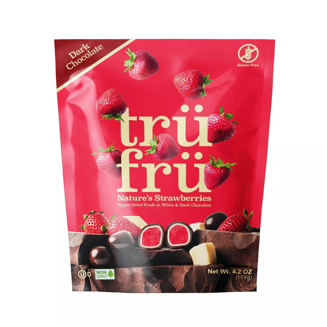 Dried Dark Chocolate Strawberries TruFru
