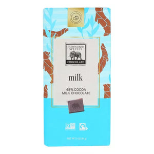 Endangered Species Smth Crmy Milk Chc Br 3 Oz
