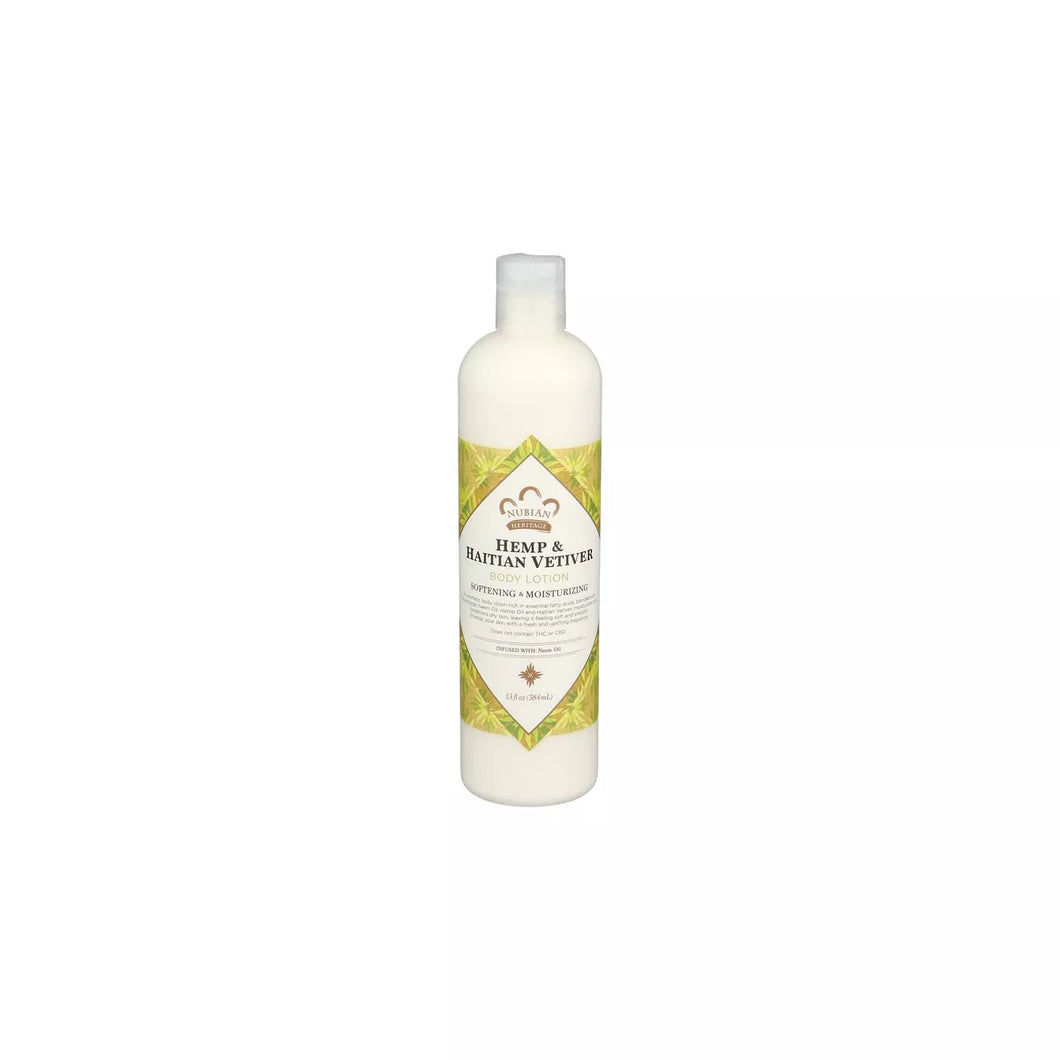 Hemp & Haitian Ventiver Body Lotion Nubian