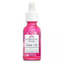 Load image into Gallery viewer, Heritage Store Rose Face Oil 1 Oz
