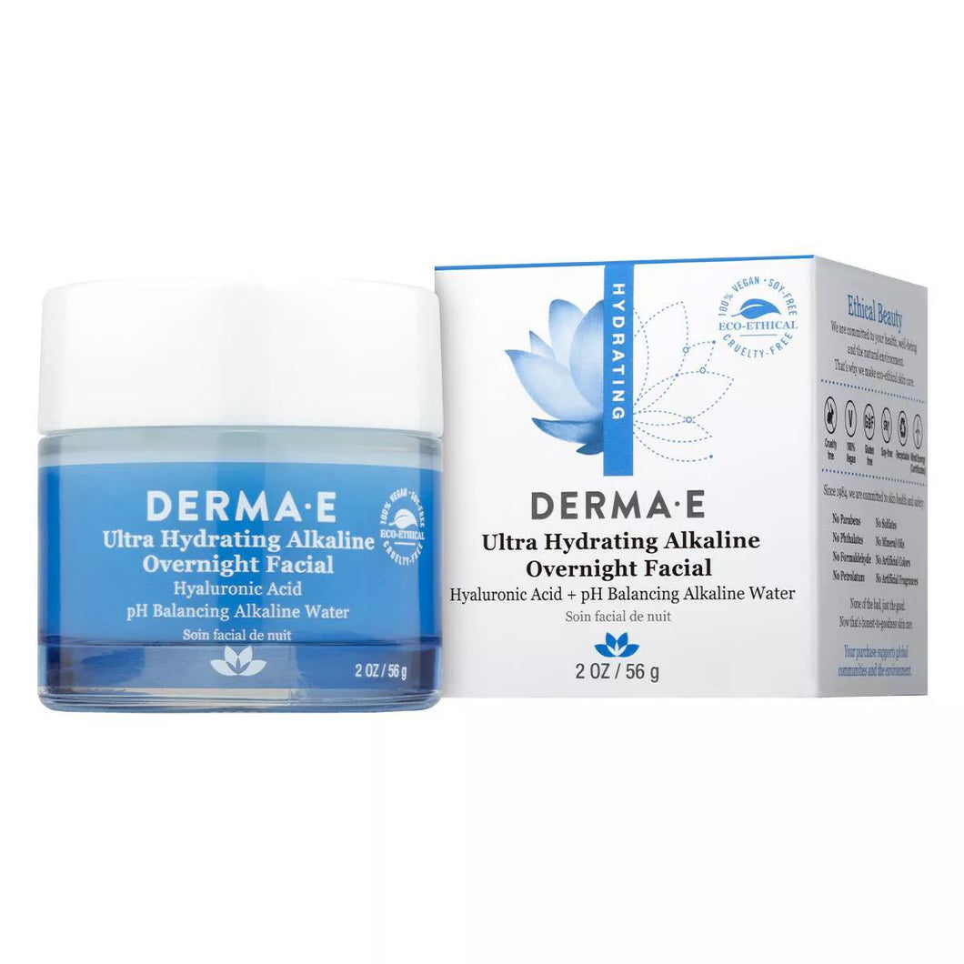 Derma E Ultra Hydrating Overnight Facial 2oz