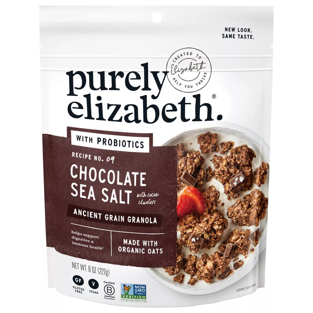 Chocolate Sea Salt Granola Purely Elizabeth