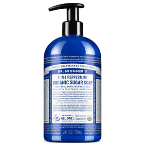 Dr. Bronners Organic Sugar Soap Peppermint