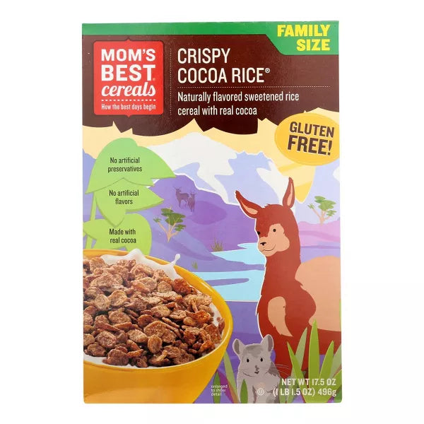 Crispy Cocoa Rice Mom's Best Cereal
