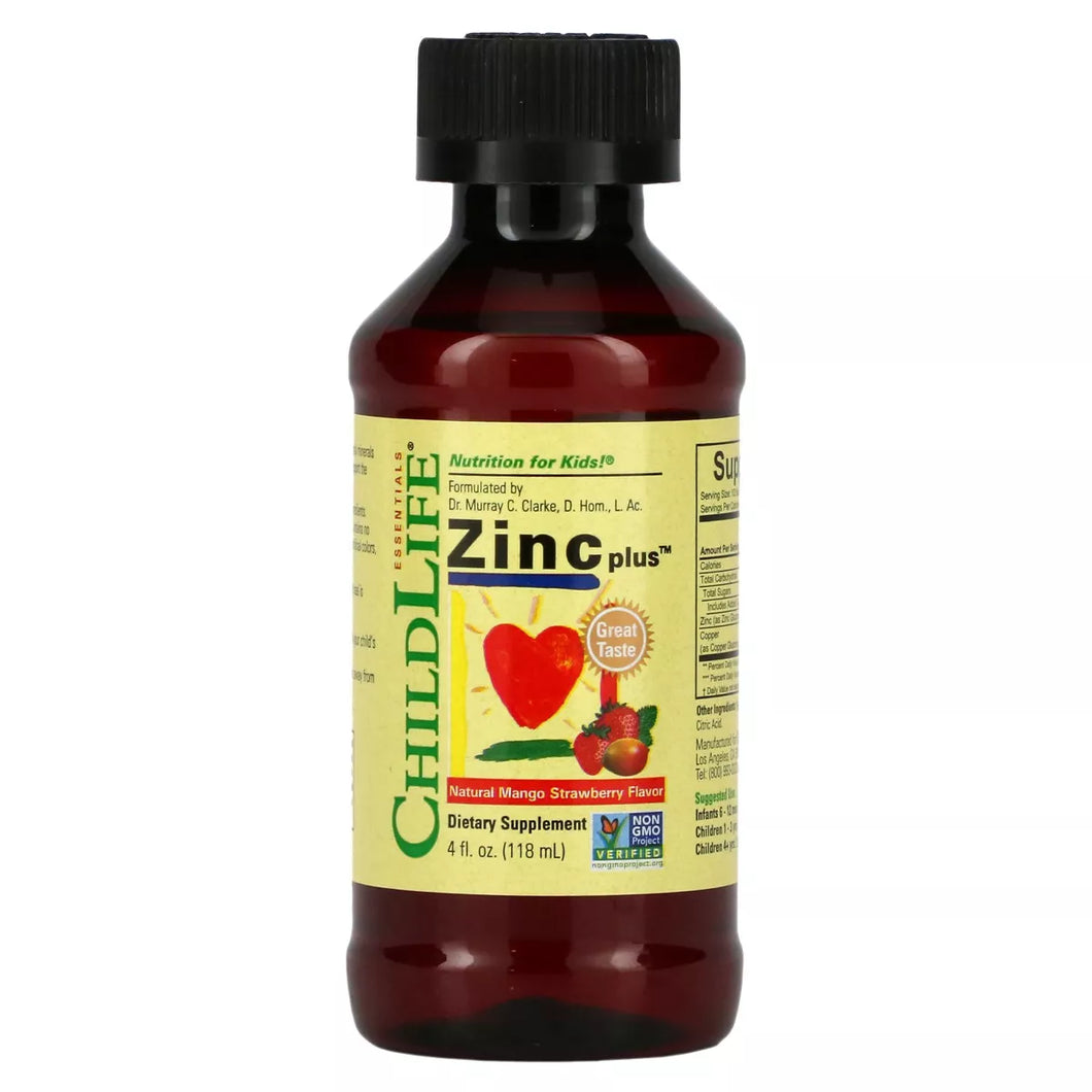 Childlife Zinc Plus Mango Strbry Flvr 4 Oz