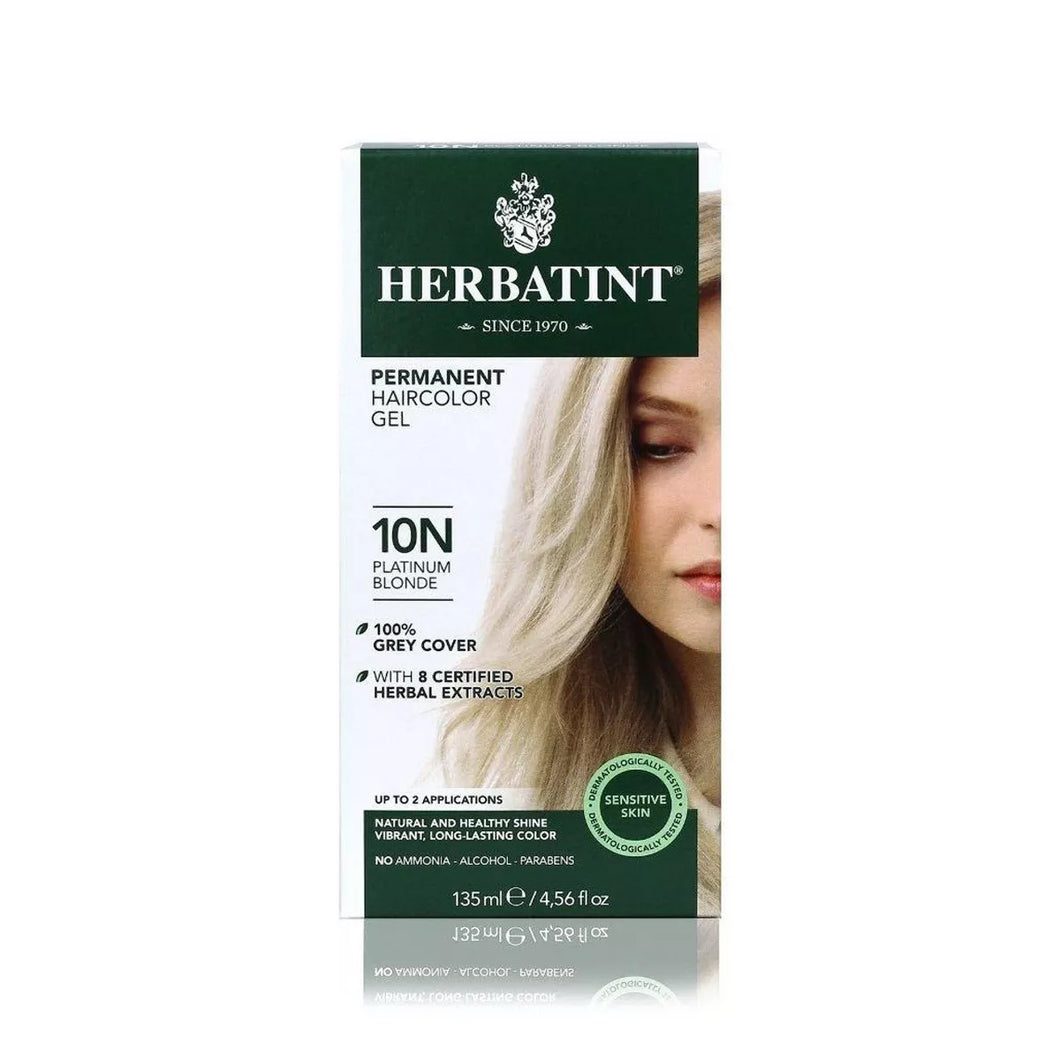 Herbatint Hair Color Gel Plantium blonde 10N