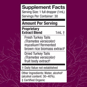 Host Defense Mushrooms Turkey Tail Extract 1 oz