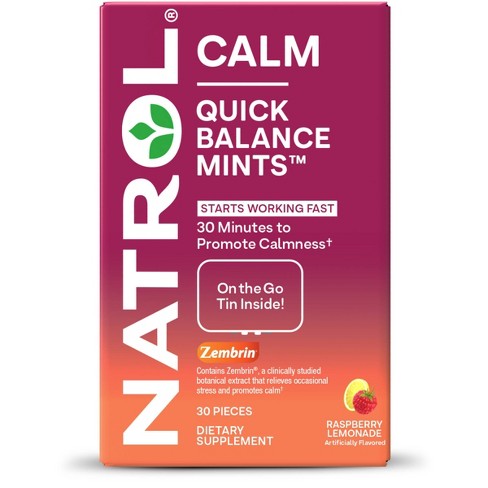 Natrol Calm Quick Balance Mints 30 pieces